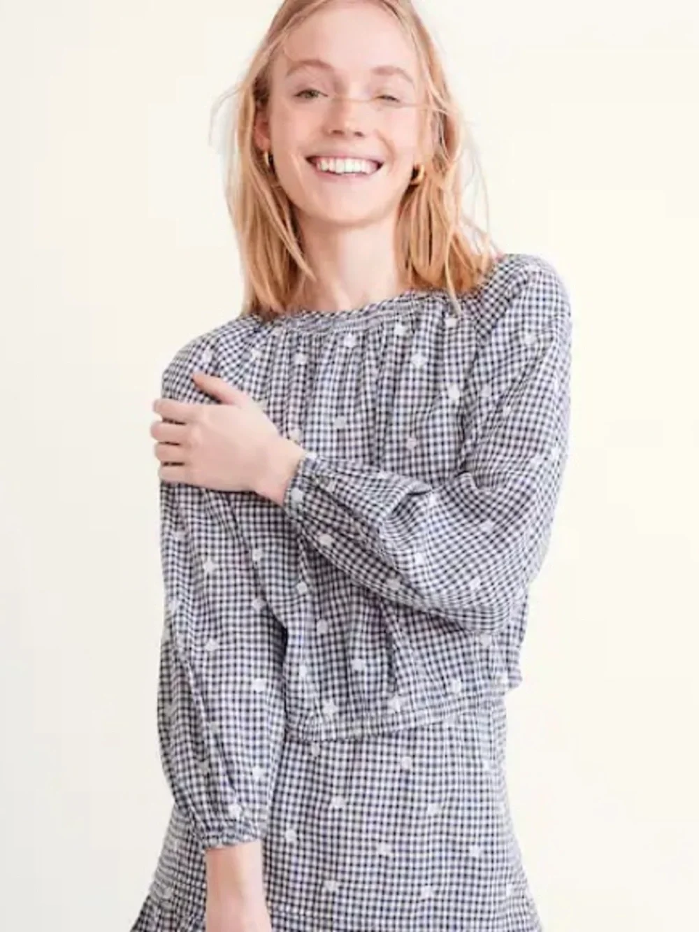 Madewell embroidered button